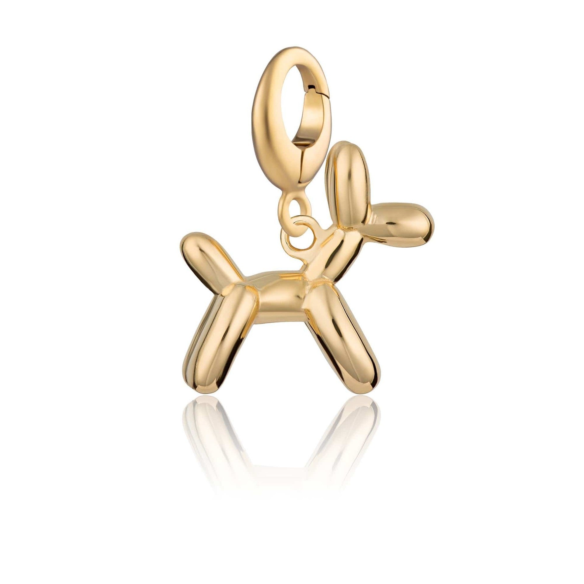 Animal Themed Stainless Steel Gold Plated Pendant Necklace
