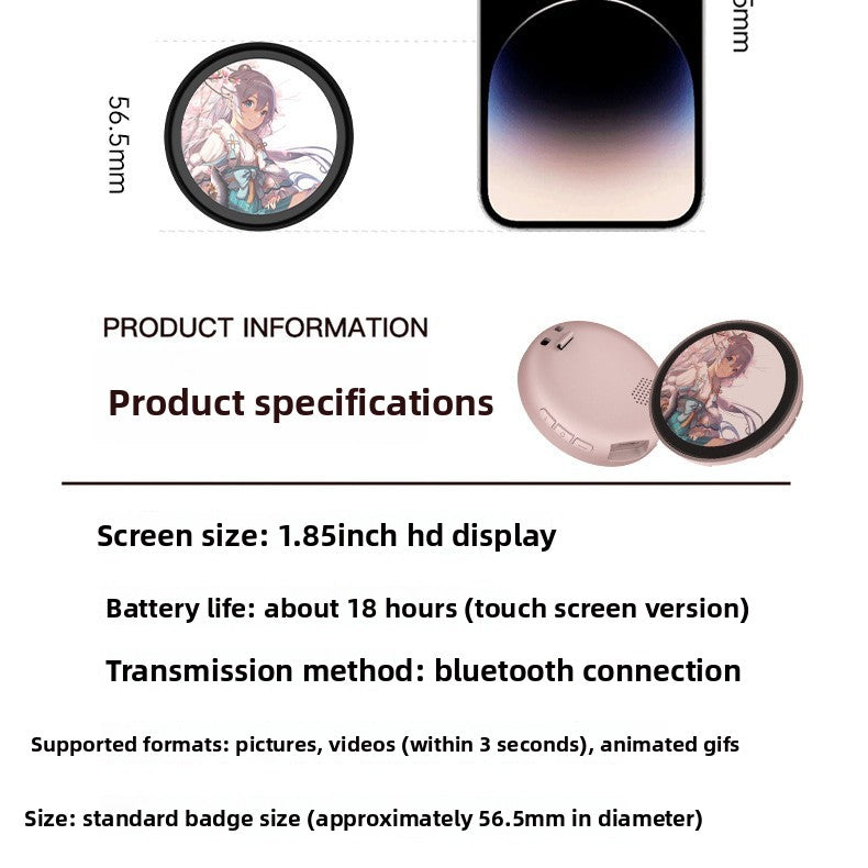 Animated LED Electronic Badge