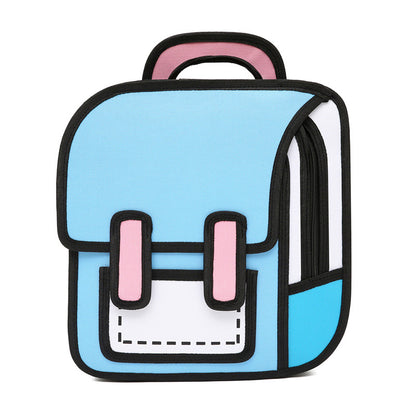 Anime 3D Multifunctional Children School Backpack