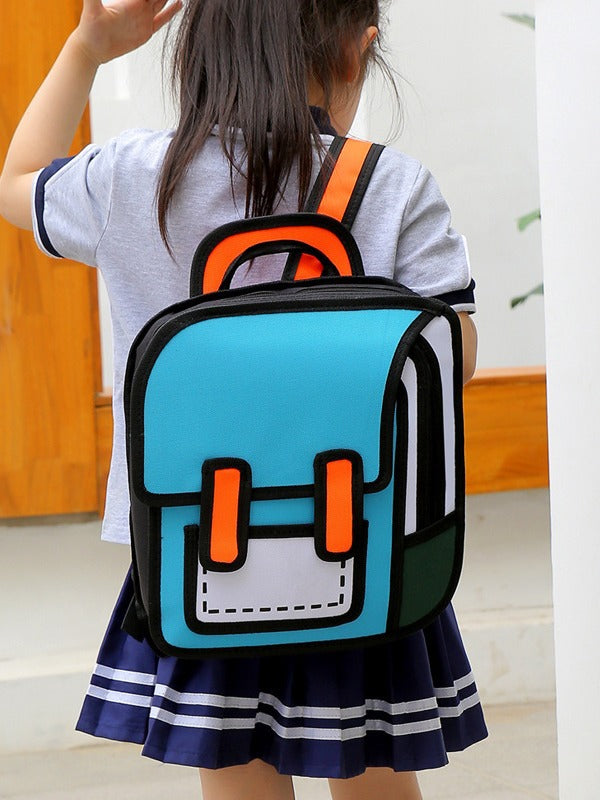Anime 3D Multifunctional Children School Backpack