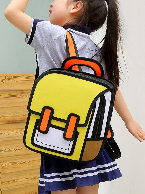 Anime 3D Multifunctional Children School Backpack