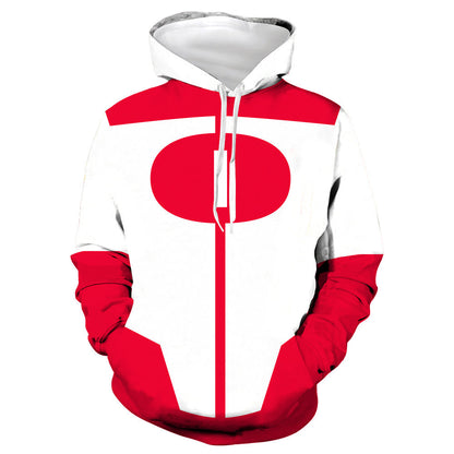 Anime 3D Printed Hooded Zipper Sweatshirt