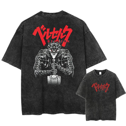 Anime Berserk Guts Graphic Cotton T-Shirt