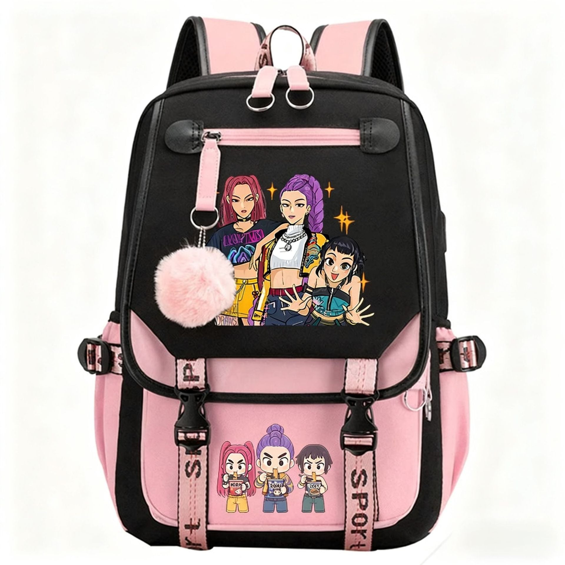 Anime cartoon backpack