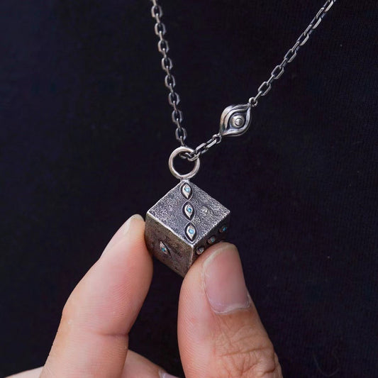 Anime Dice Pendant Necklace