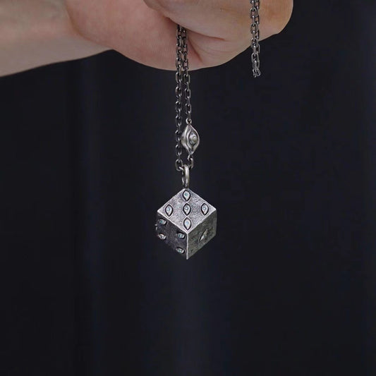 Anime Dice Pendant Necklace
