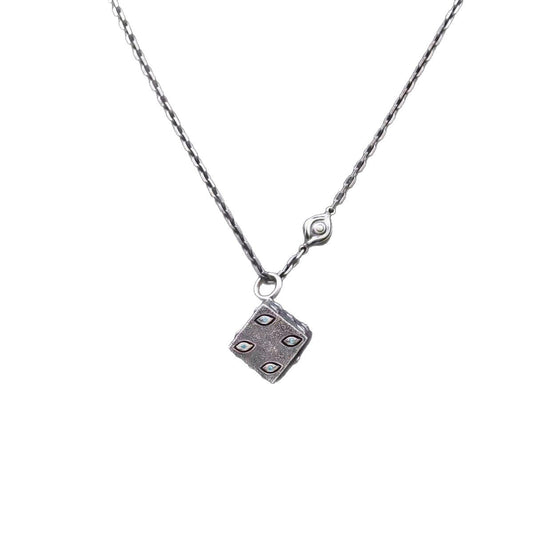 Anime Dice Pendant Necklace