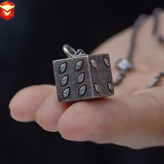 Anime Dice Pendant Necklace