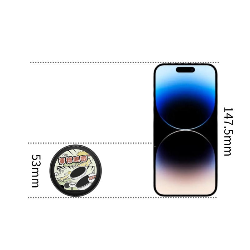 Anime Electronic Badge with Touch Screen Bluetooth