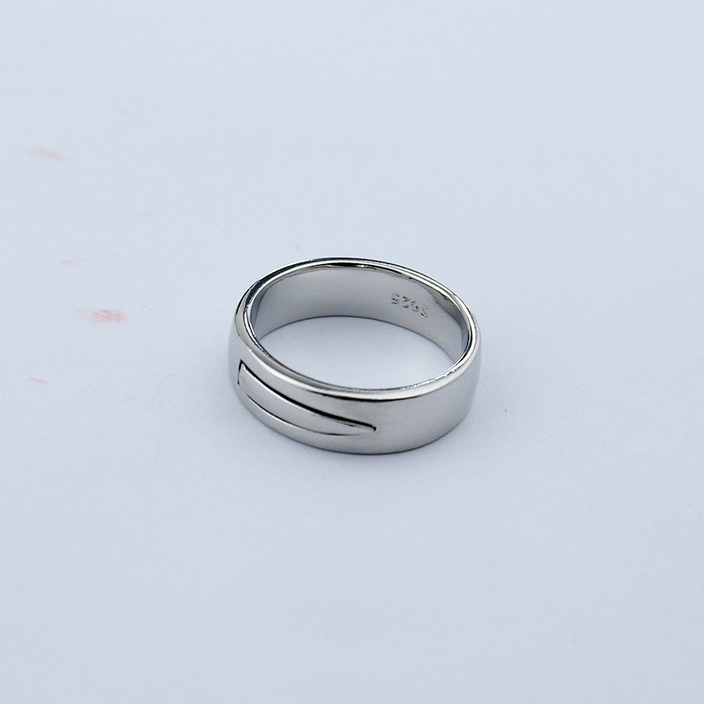 Anime Inspired Geometric Spiked Ring
