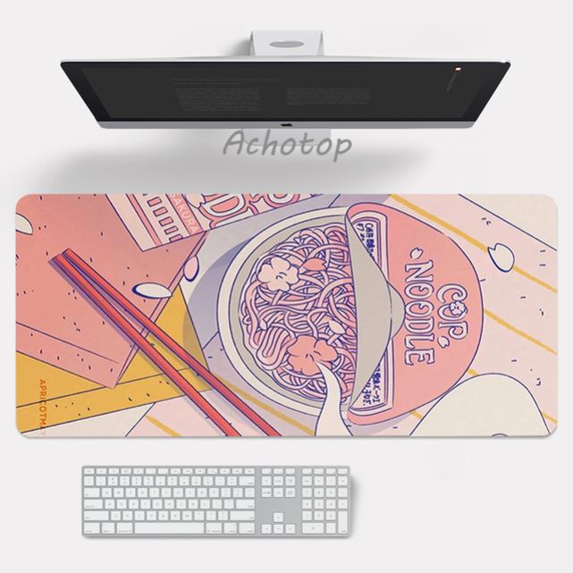 Anime pink mouse pad