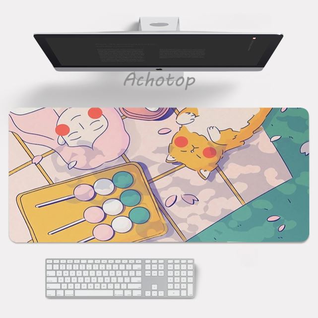 Anime pink mouse pad