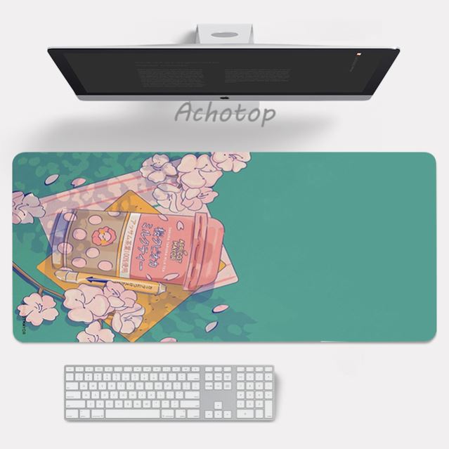 Anime pink mouse pad