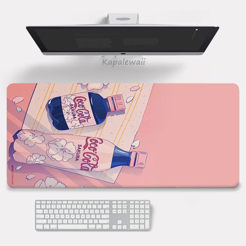 Anime pink mouse pad