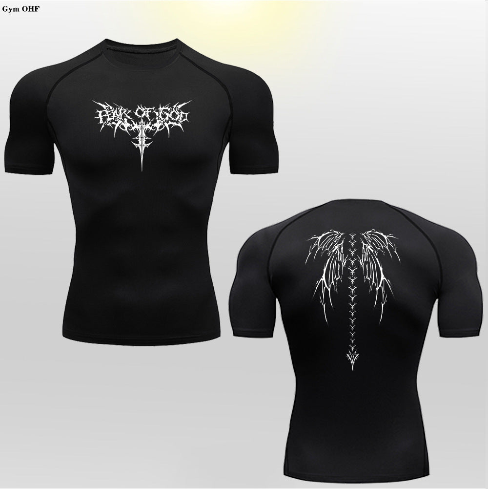 Anime Print Sports T-Shirt