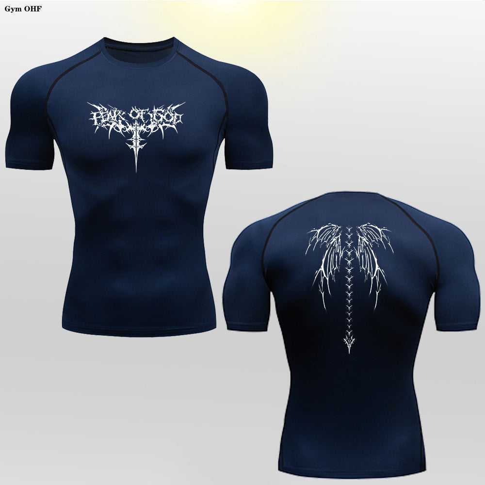 Anime Print Sports T-Shirt