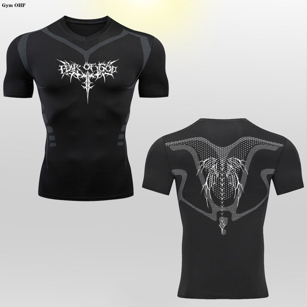 Anime Print Sports T-Shirt