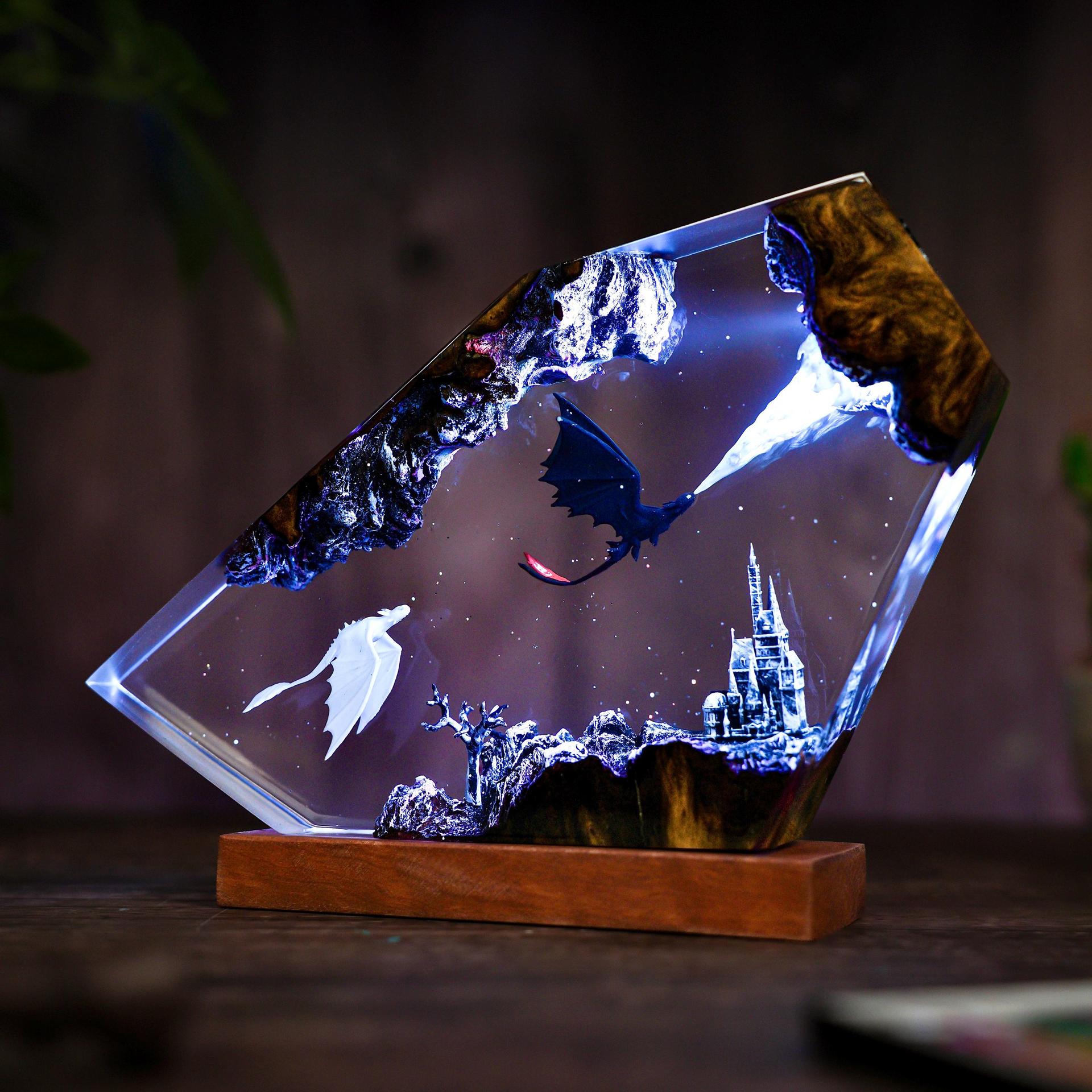 Anime Resin Night Light Lamp
