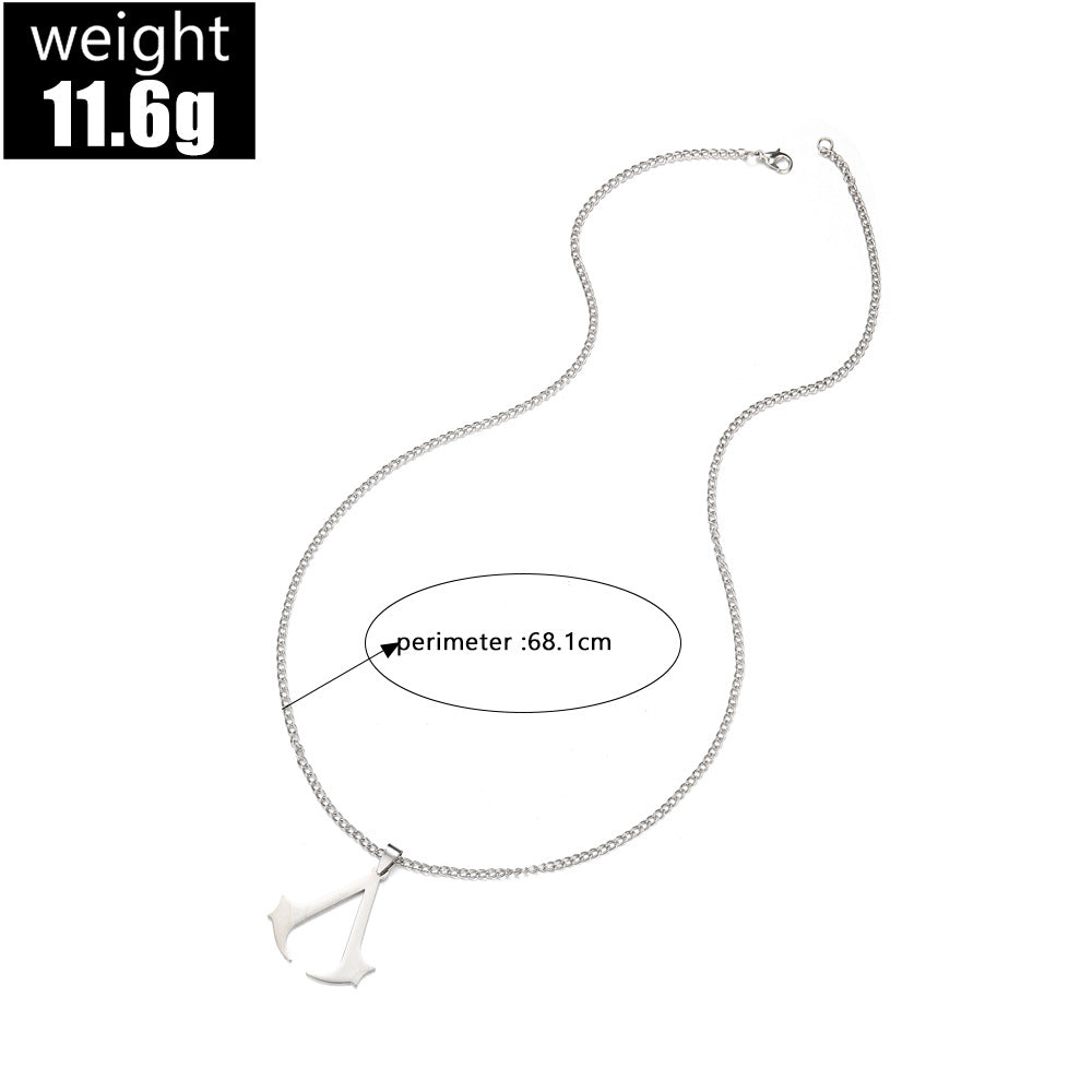 Anime Scythe Pendant Necklace