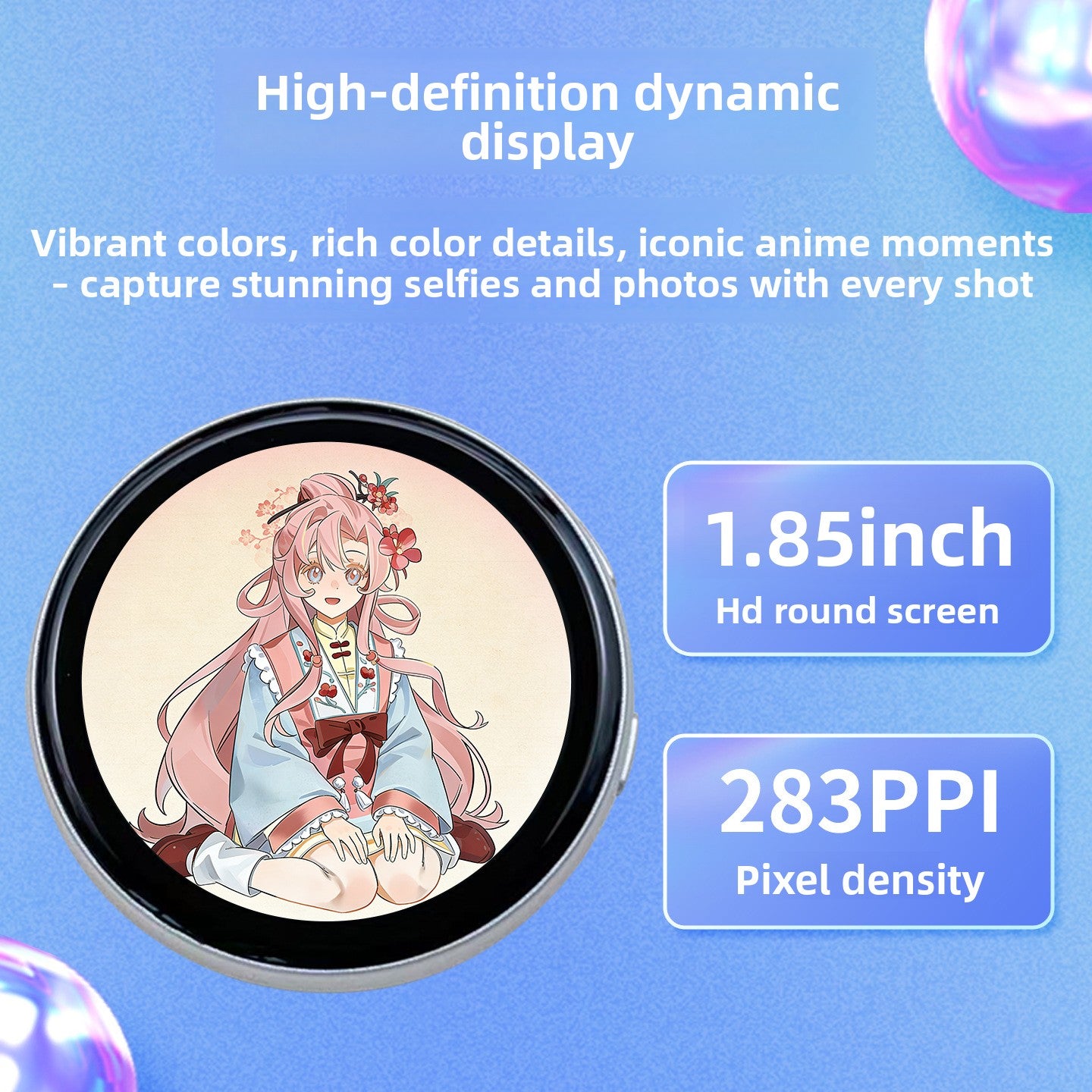 Anime-Themed Magnetic Electronic Badges Smart Electronic Badges