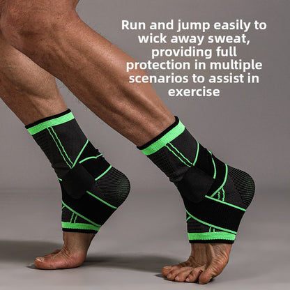 Ankle Support Brace Double Strap Compression