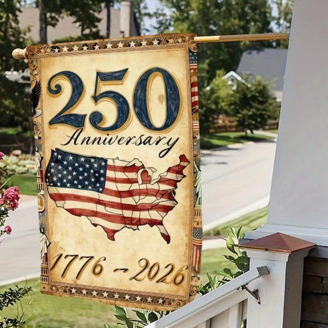 Anniversary Garden Flag