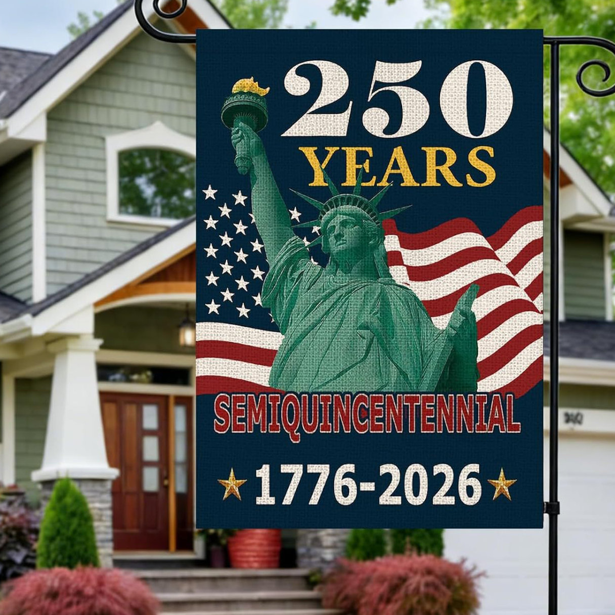 Anniversary Garden Flag