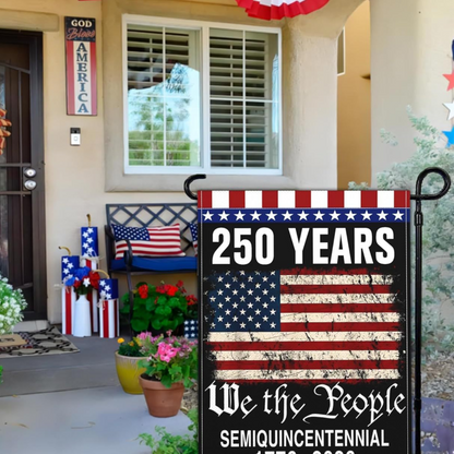 Anniversary Garden Flag