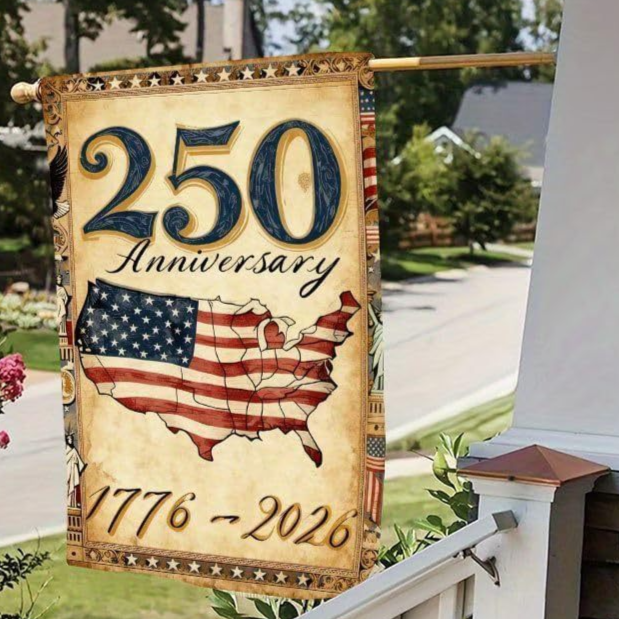 Anniversary Garden Flag