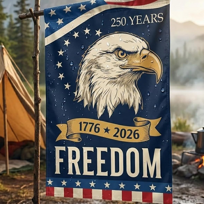 Anniversary Garden Flag