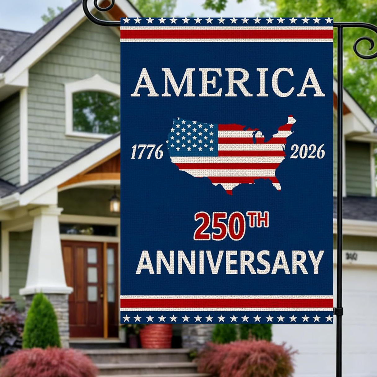 Anniversary Garden Flag