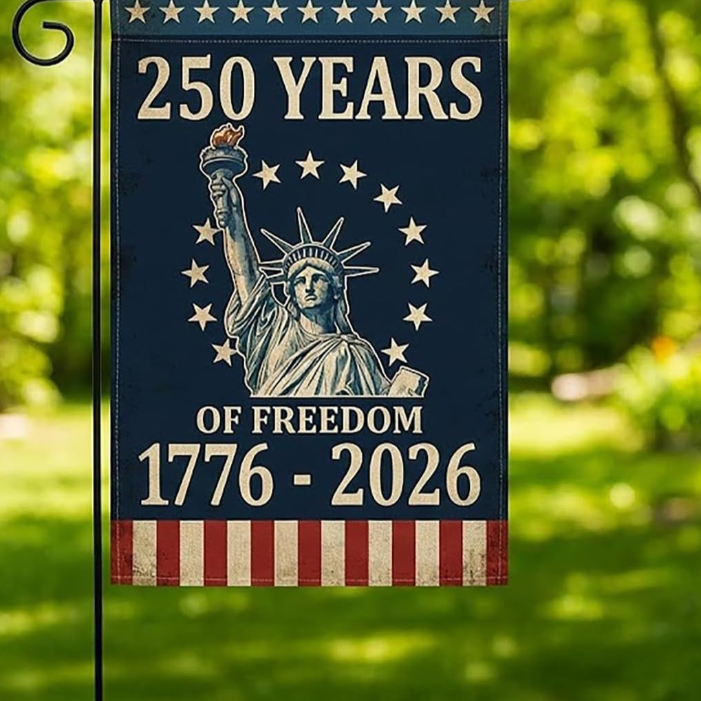 Anniversary Garden Flag
