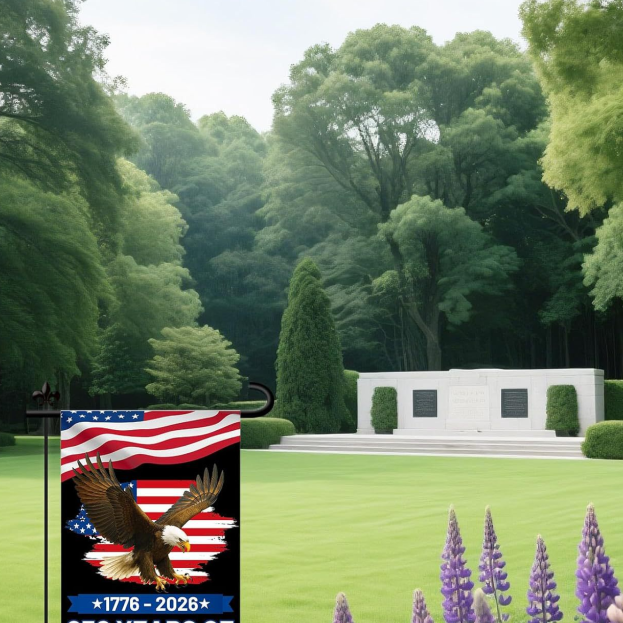 Anniversary Garden Flag