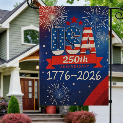 Anniversary Garden Flag