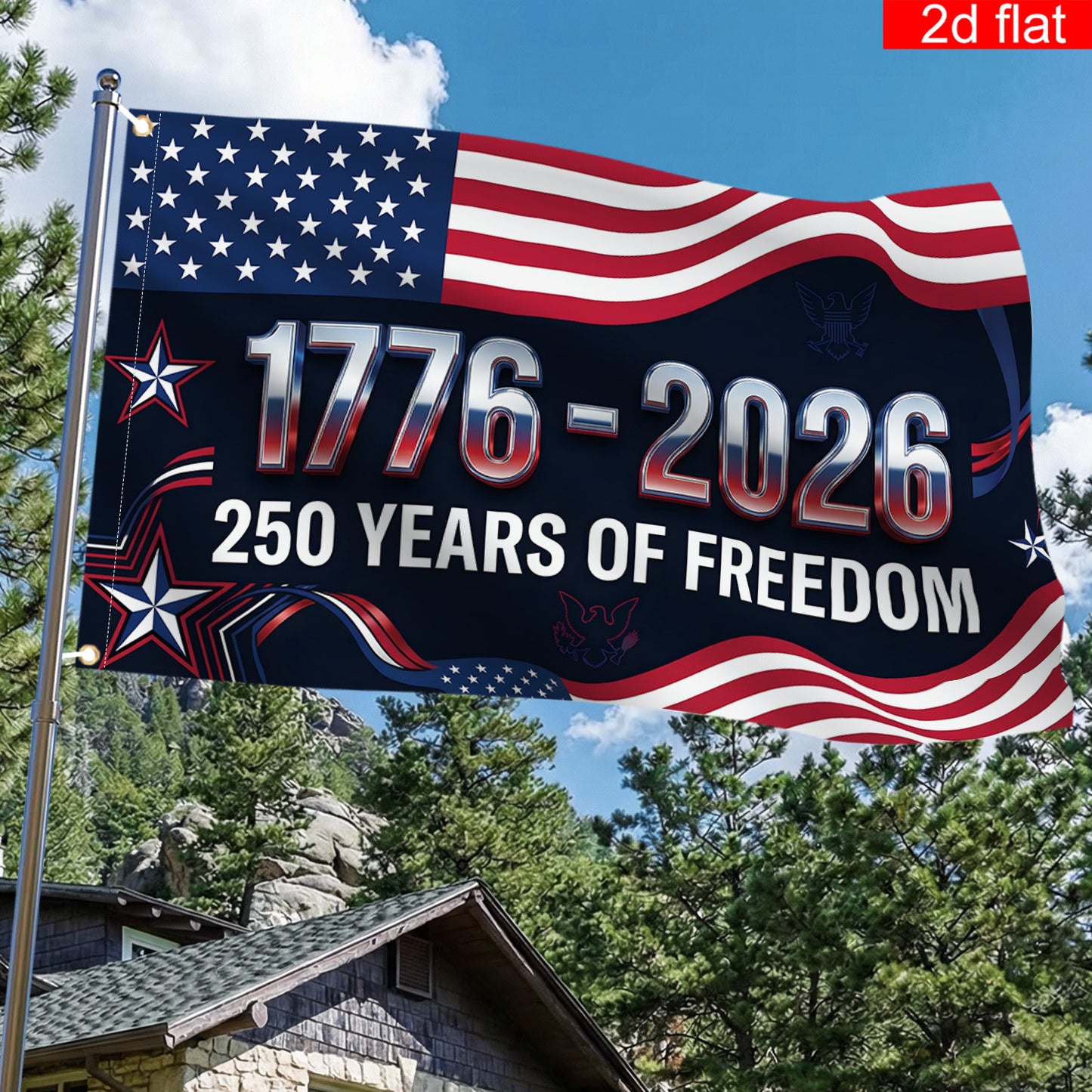 Anniversary National Flag Outdoor Decoration