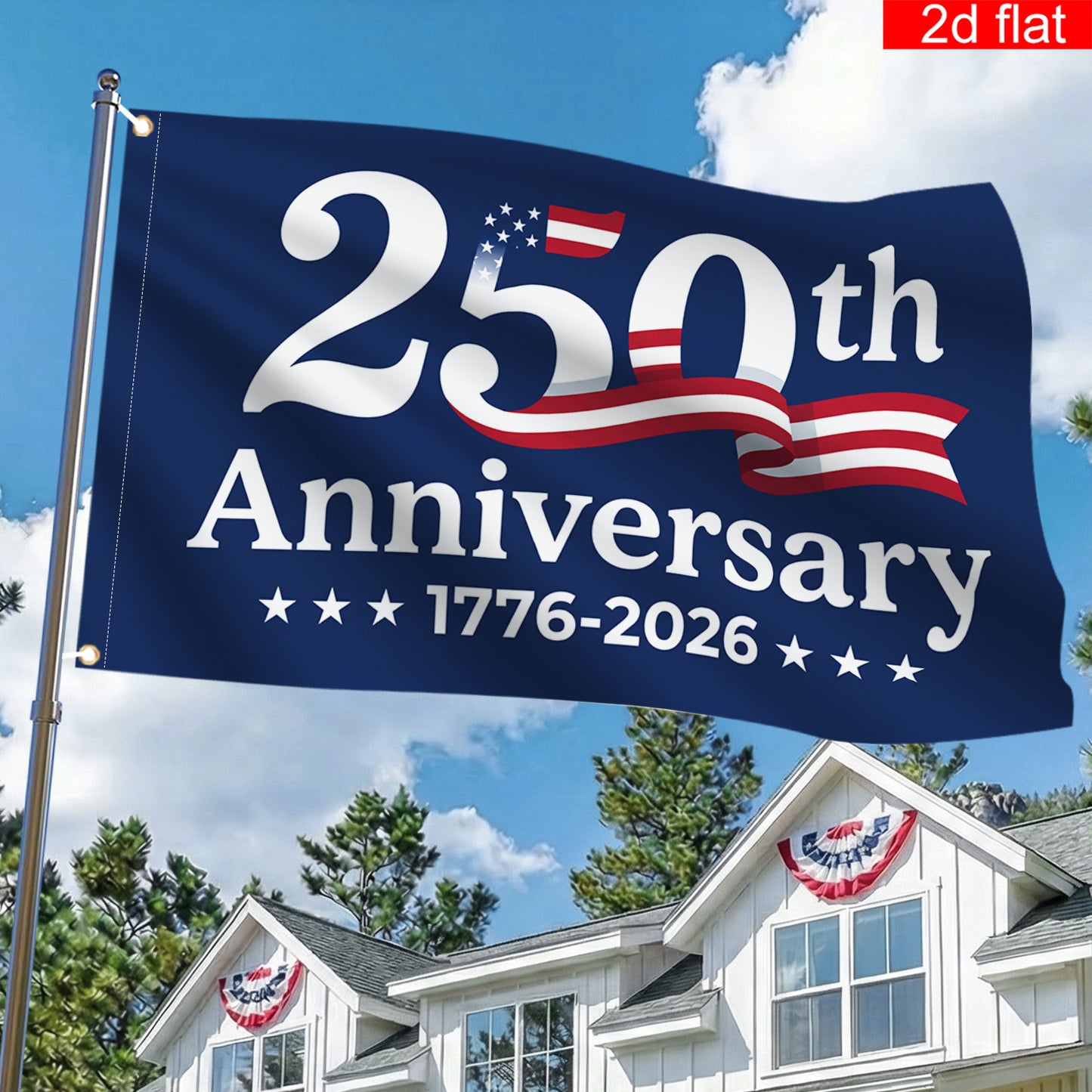 Anniversary National Flag Outdoor Decoration