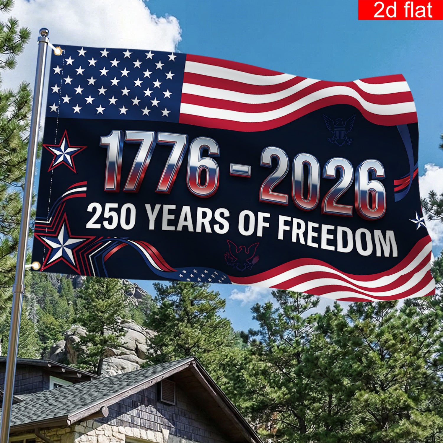 Anniversary National Flag Outdoor Decoration