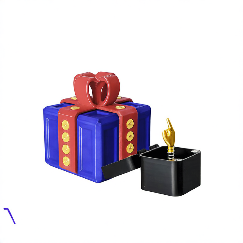 Annoying Gift Box with Middle Finger Design