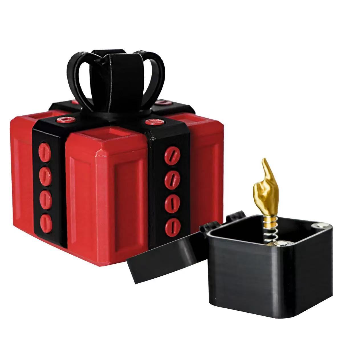 Annoying Gift Box with Middle Finger Design