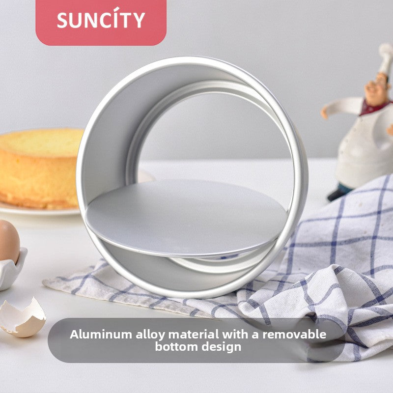 Anodized Round Cake Mold with Removable Base