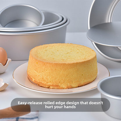 Anodized Round Cake Mold with Removable Base
