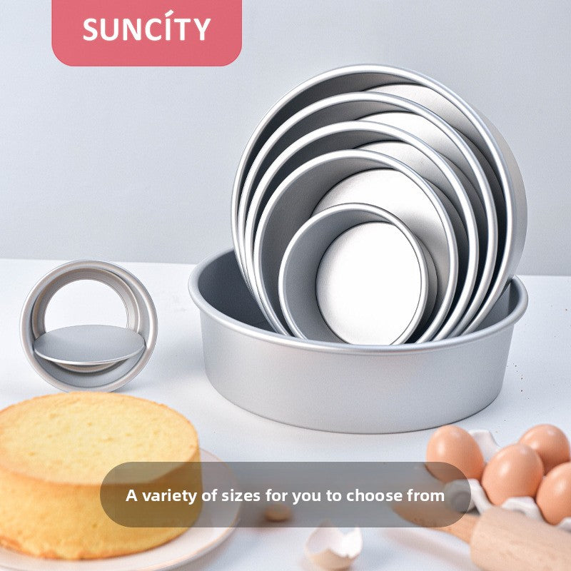Anodized Round Cake Mold with Removable Base
