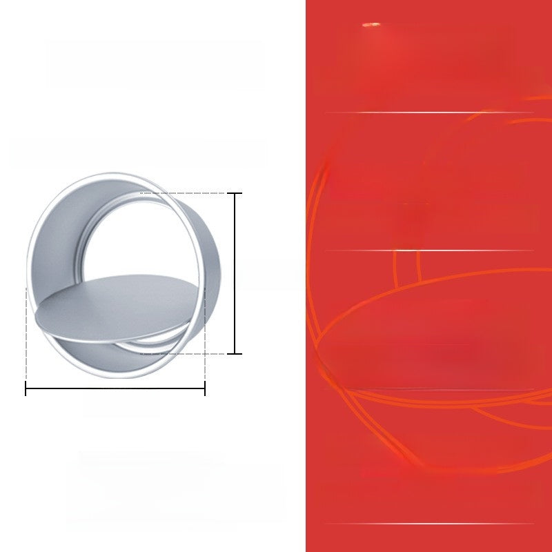 Anodized Round Cake Mold with Removable Base
