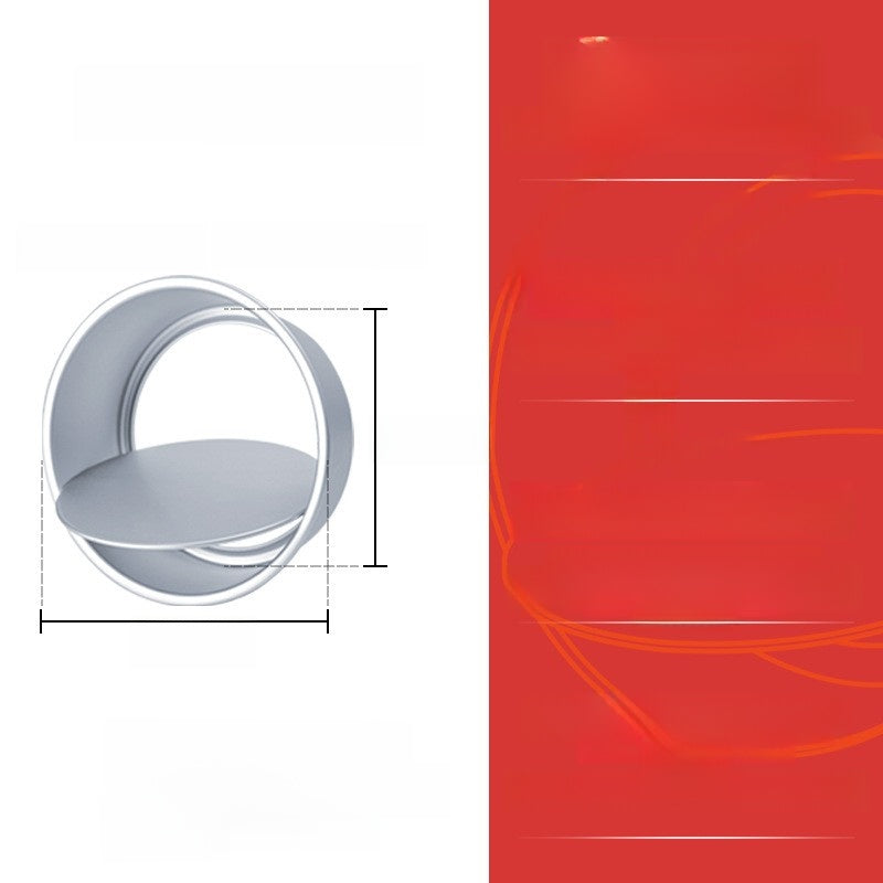 Anodized Round Cake Mold with Removable Base