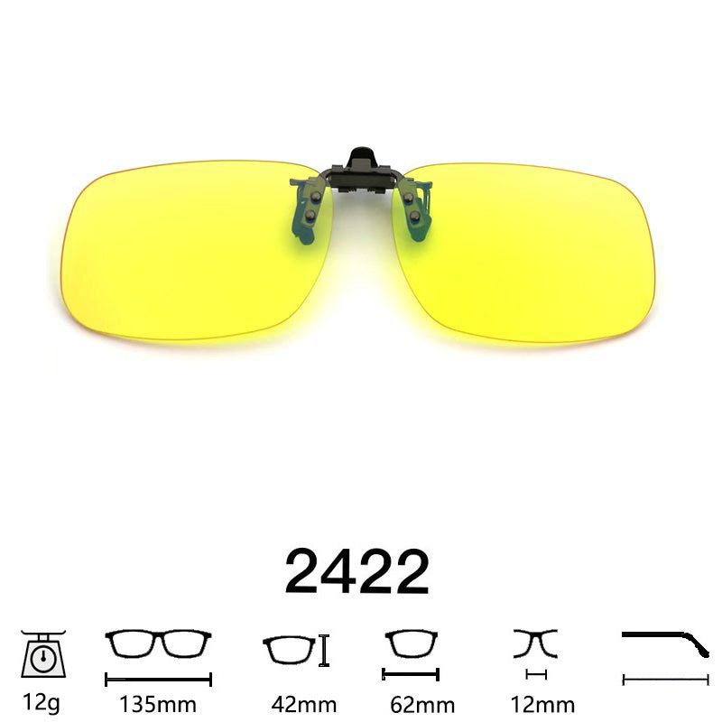 Anti Blue Light Clip On Lenses Flip Up Glasses