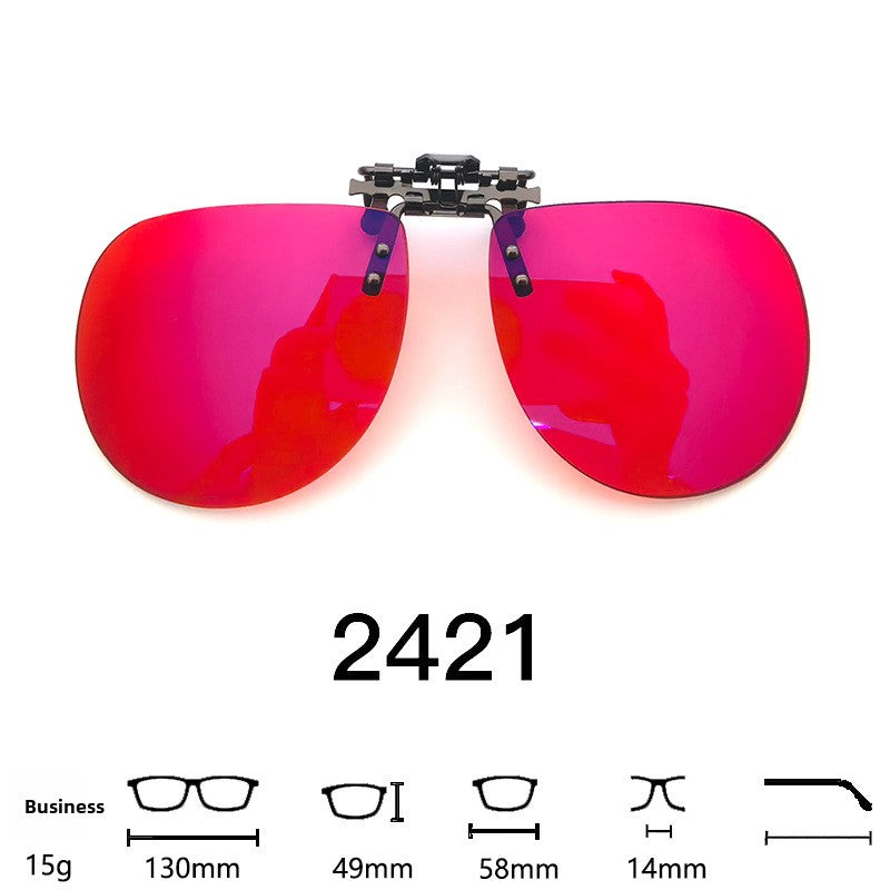 Anti Blue Light Clip On Lenses Flip Up Glasses
