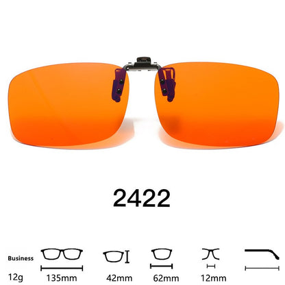 Anti Blue Light Clip On Lenses Flip Up Glasses