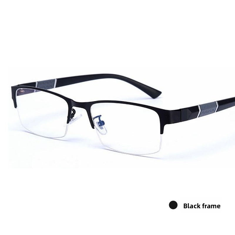Anti-blue light flat frame sunglasses
