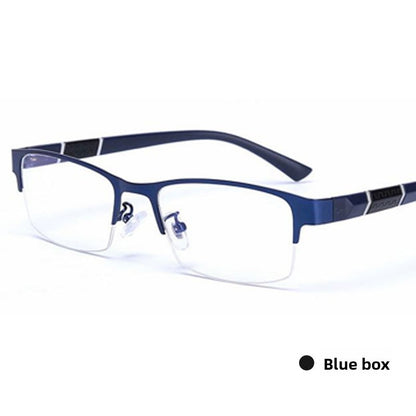 Anti-blue light flat frame sunglasses