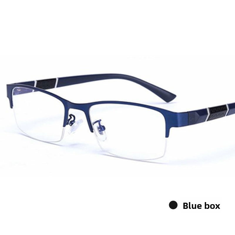 Anti-blue light flat frame sunglasses